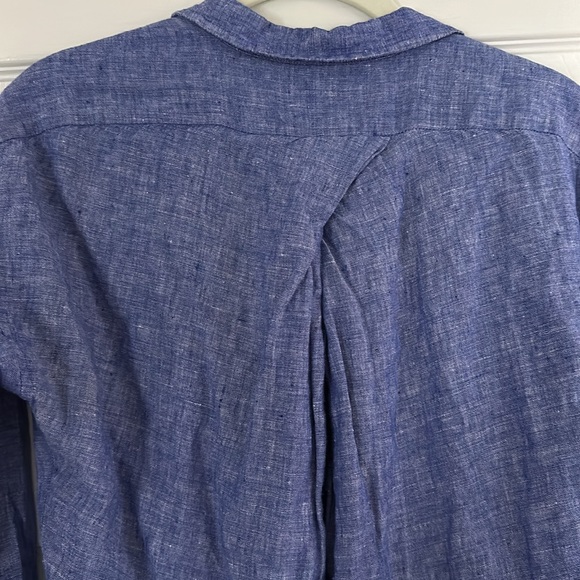 100 % linen button up AYR top - Picture 4 of 5